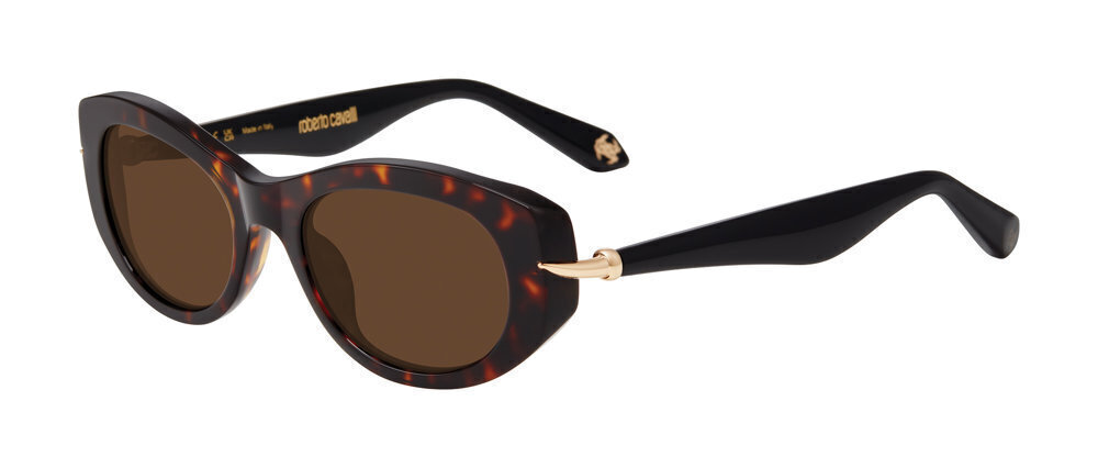 ROBERTO CAVALLI SUN SRC173M Sunglasses BROWN/YELLOW HAVANA (0743) 53mm